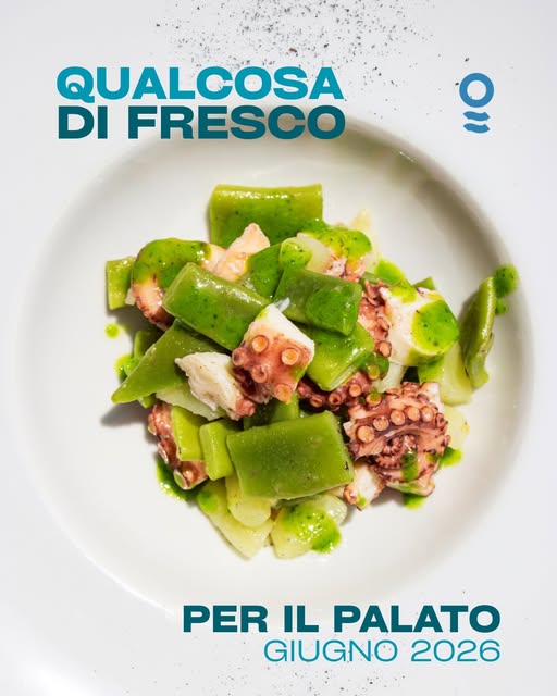 Polpo e fagiolini con crudo di pesce